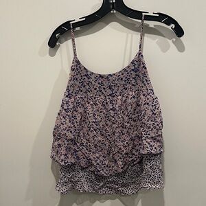 Joie Purple Floral Camisole